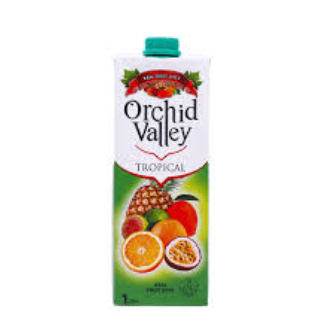ORCHID VALLEY TROPICAL JUICE 1LTR